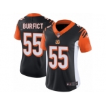 Women's Nike Cincinnati Bengals #55 Vontaze Burfict Vapor Untouchable Limited Black Team Color NFL Jersey