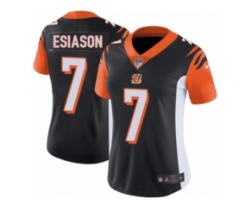 Women's Nike Cincinnati Bengals #7 Boomer Esiason Vapor Untouchable Limited Black Team Color NFL Jersey