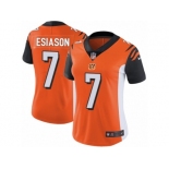 Women's Nike Cincinnati Bengals #7 Boomer Esiason Vapor Untouchable Limited Orange Alternate NFL Jersey