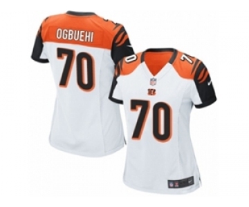 Women's Nike Cincinnati Bengals #70 Cedric Ogbuehi Game White NFL Jersey