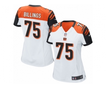 Women's Nike Cincinnati Bengals #75 Andrew Billings Limited White NFL Jersey