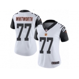Women's Nike Cincinnati Bengals #77 Andrew Whitworth Limited White Rush NFL Jersey