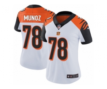 Women's Nike Cincinnati Bengals #78 Anthony Munoz Vapor Untouchable Limited White NFL Jersey