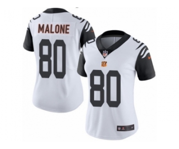 Women's Nike Cincinnati Bengals #80 Josh Malone Limited White Rush NFL Jersey