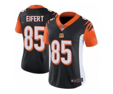 Women's Nike Cincinnati Bengals #85 Tyler Eifert Vapor Untouchable Limited Black Team Color NFL Jersey