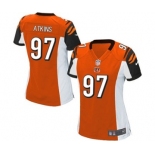 Women's Nike Cincinnati Bengals #97 Geno Atkins Game Orange Alternate NFL Jersey