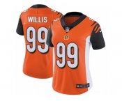 Women's Nike Cincinnati Bengals #99 Jordan Willis Vapor Untouchable Limited Orange Alternate NFL Jersey