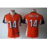 nike women nfl jerseys cincinnati bengals #14 dalton orange[nike limited]