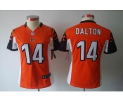 nike women nfl jerseys cincinnati bengals #14 dalton orange[nike limited]