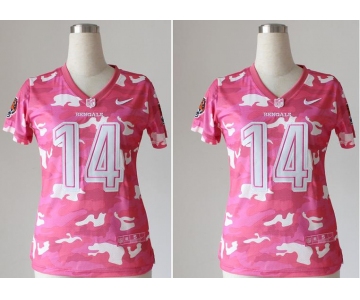 nike women nfl jerseys cincinnati bengals #14 dalton pink[fashion camo]