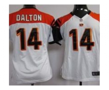 nike women nfl jerseys cincinnati bengals #14 dalton white[nike]