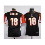 nike women nfl jerseys cincinnati bengals #18 green black[nike]