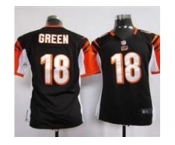 nike women nfl jerseys cincinnati bengals #18 green black[nike]