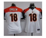 nike women nfl jerseys cincinnati bengals #18 green white[nike]