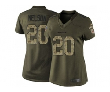 nike women nfl jerseys cincinnati bengals #20 reggie nelson army green[nike Limited Salute To Service]