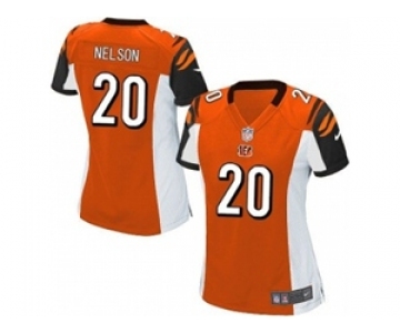 nike women nfl jerseys cincinnati bengals #20 reggie nelson orange[nike]