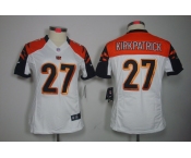 nike women nfl jerseys cincinnati bengals #27 kirkpatrick white[nike]