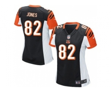 nike women nfl jerseys cincinnati bengals #82 marvin jones black[nike]