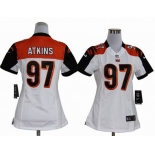 nike women nfl jerseys cincinnati bengals #97 atkins white[nike]