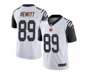 Youth Nike Cincinnati Bengals #89 Ryan Hewitt Limited White Rush NFL Jersey