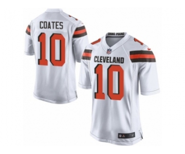 Men Nike Cleveland Browns #10 Sammie Coates Game White NFL Jersey