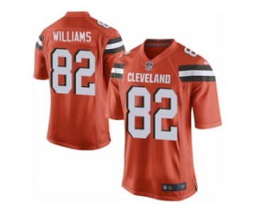Men Nike Cleveland Browns #82 Kasen Williams Game Orange Alternate NFL Jersey