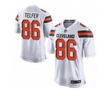 Men Nike Cleveland Browns #86 Randall Telfer Game White NFL Jersey