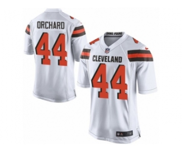 Men's Nike Cleveland Browns #44 Nate Orchard Game White NFL Jersey