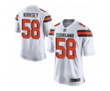 Men's Nike Cleveland Browns #58 Chris Kirksey Game White NFL Jersey