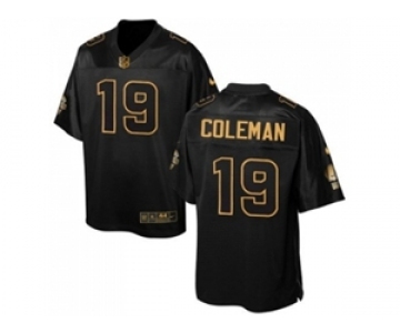 Nike Cleveland Browns #19 Corey Coleman Black Men's Stitched NFL Elite Pro Line Gold Collection Jersey