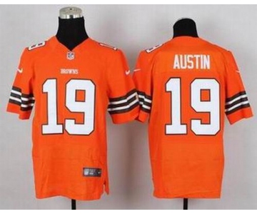 nike nfl jerseys cleveland browns #19 austin orange[Elite][austin]