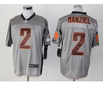 nike nfl jerseys cleveland browns #2 manziel grey[Elite shadow]
