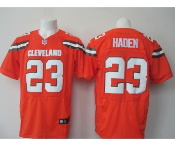 nike nfl jerseys cleveland browns #23 joe haden orange[Elite][new style]