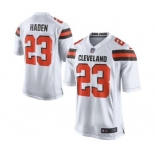 nike nfl jerseys cleveland browns #23 joe haden white[Elite][new style]
