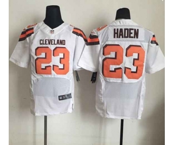nike nfl jerseys cleveland browns #23 joe haden white[Elite][new style]
