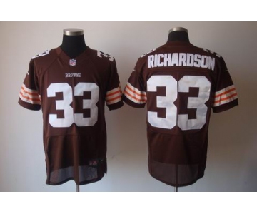 nike nfl jerseys cleveland browns #33 richardson brown[elite]