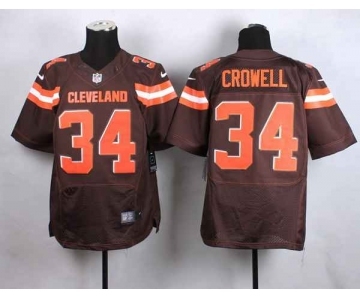 nike nfl jerseys cleveland browns #34 crowell brown[Elite][new style]