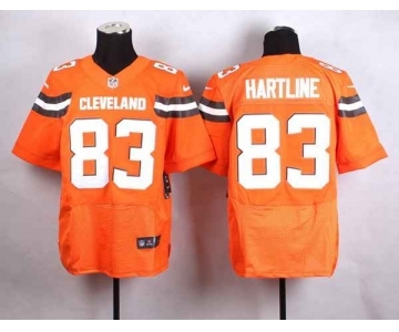 nike nfl jerseys cleveland browns #83 hartline orange[Elite][new style]