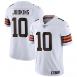 Men's Cleveland Browns #10 Quinshon Judkins White 2025 Vapor Limited Football Stitched Jersey