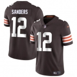 Men's Cleveland Browns #12 Shedeur Sanders Brown 2025 Vapor Limited Football Stitched Jersey