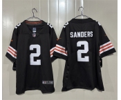Men's Cleveland Browns #2 Shedeur Sanders Brown 2026 Vapor Limited Football Stitched Jersey Men's Cleveland Browns #2 Shedeur Sanders Brown 2026 Vapor Limited Football Stitched Jersey