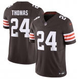 Men's Cleveland Browns #24 Daniel Thomas Brown 2026 F.U.S.E. Vapor Limited Football Stitched Jersey