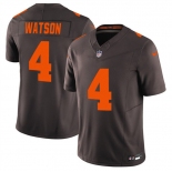 Men's Cleveland Browns #4 Deshaun Watson Brown 2025 F.U.S.E. Alpha Dawg Limited Football Stitched Jersey Men's Cleveland Browns #4 Deshaun Watson Brown 2025 F.U.S.E. Alpha Dawg Limited Football Stitched Jersey