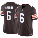 Men's Cleveland Browns #6 Dillon Gabriel Brown 2026 F.U.S.E. Vapor Limited Football Stitched Jersey Men's Cleveland Browns #6 Dillon Gabriel Brown 2026 F.U.S.E. Vapor Limited Football Stitched Jersey