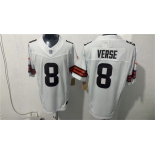 Men's Cleveland Browns #8 Jared Verse White 2026 Vapor Limited Football Stitched Jersey Men's Cleveland Browns #8 Jared Verse White 2026 Vapor Limited Football Stitched Jersey