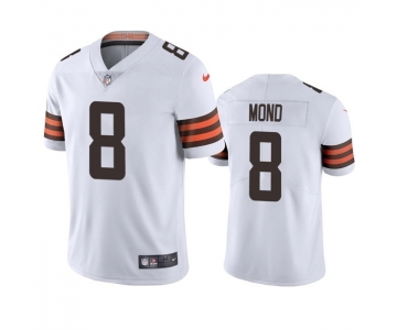 Men's Cleveland Browns #8 Kellen Mond White Vapor Untouchable Limited Stitched Jersey