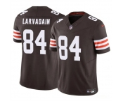 Men's Cleveland Browns #84 Gage Larvadain Brown 2025 F.U.S.E. Vapor Limited Football Stitched Jersey
