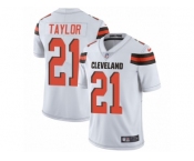 Men's Nike Cleveland Browns #21 Jamar Taylor Vapor Untouchable Limited White NFL Jersey