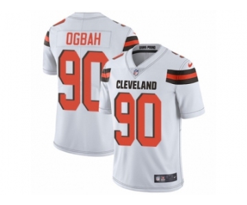 Men's Nike Cleveland Browns #90 Emmanuel Ogbah Vapor Untouchable Limited White NFL Jersey