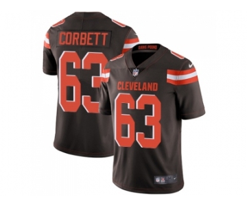 Nike Cleveland Browns #63 Austin Corbett Brown Team Color Men Stitched NFL Vapor Untouchable Limited Jersey